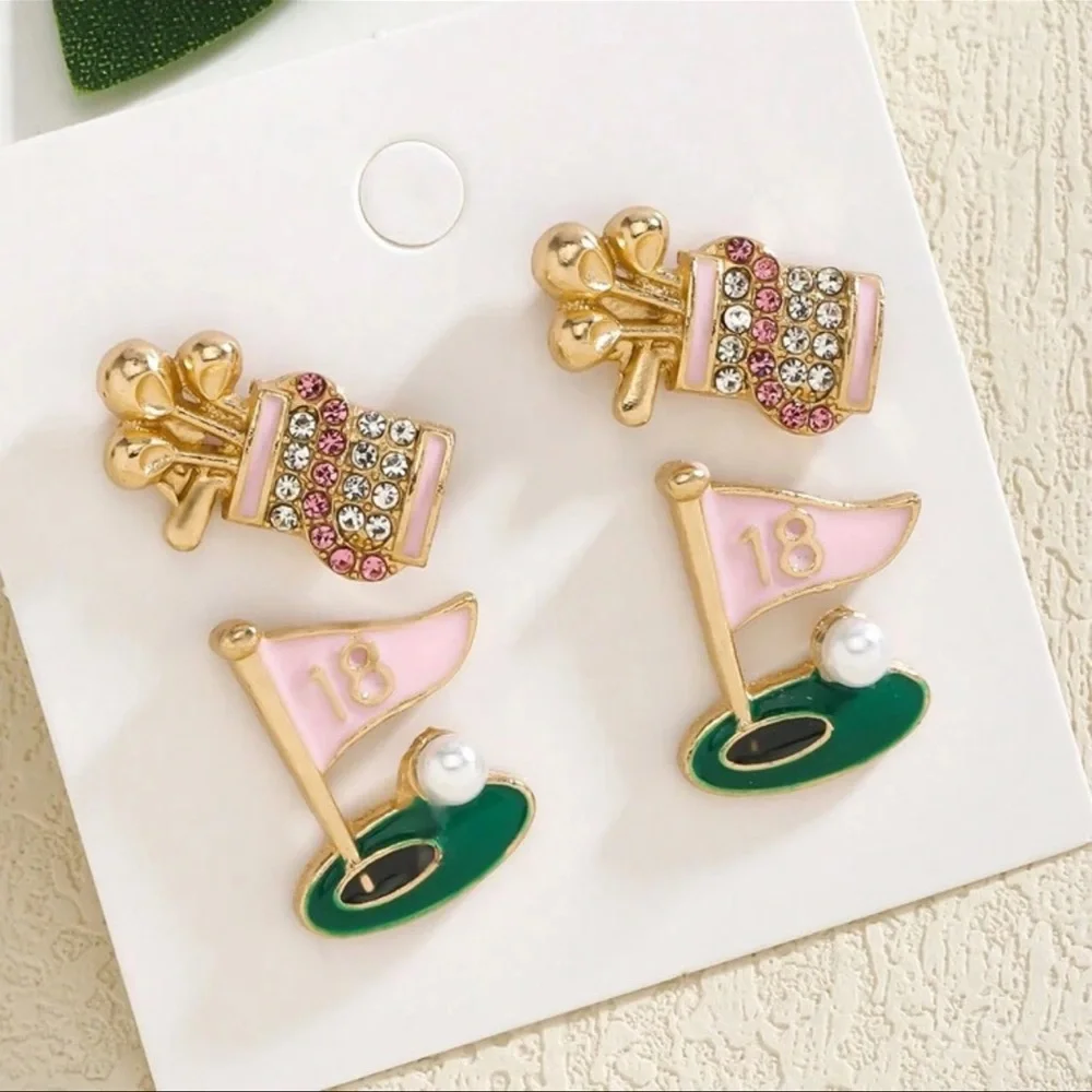 ⛳️ Golf Earrings ⛳️ - Picture 1 of 5